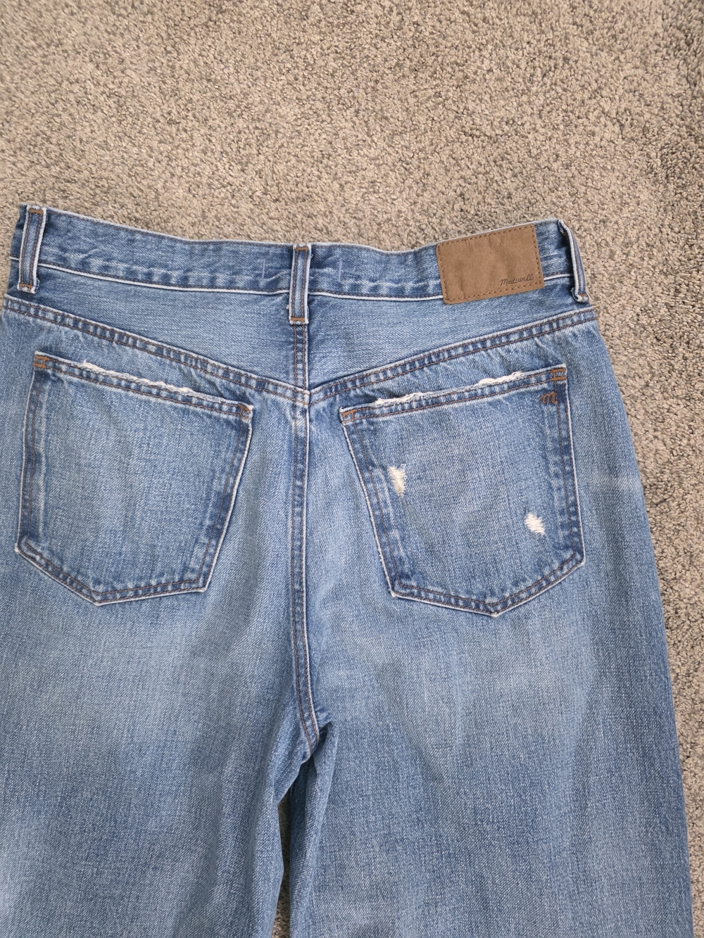 Madewell Low Slung Baggy Denim Jeans 27 Tall - Picture 12 of 16